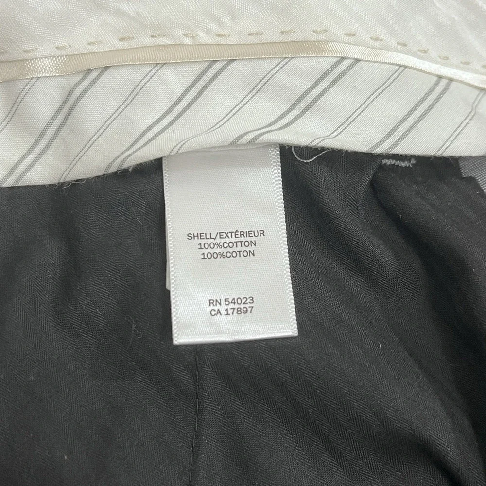 Banana Republic Flat Front Dress Pants Men Size‎ 32x32 Slacks Mid Gray Design